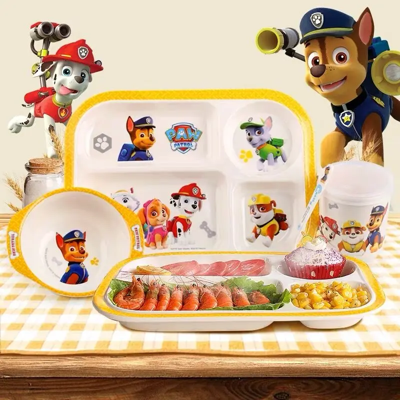 Горячая лапа патруль игрушки набор Дети миски тарелки Фигурки Эверест Маршал