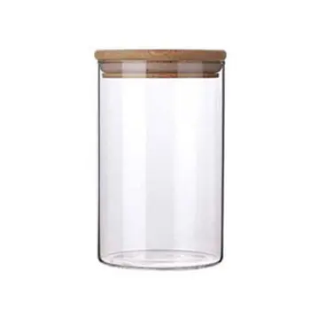 

High Borosilicate Glass Airtight Jars Straight Tea Cans Dried Fruit Snacks Storage Bottles Candy Storage Jars