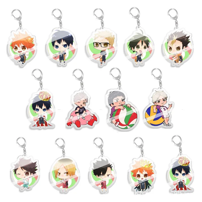 Аниме-волейбол брелок для мальчика мультфильм Haikyuu! Hinata Shoyo Kageyama Tobio Косплей