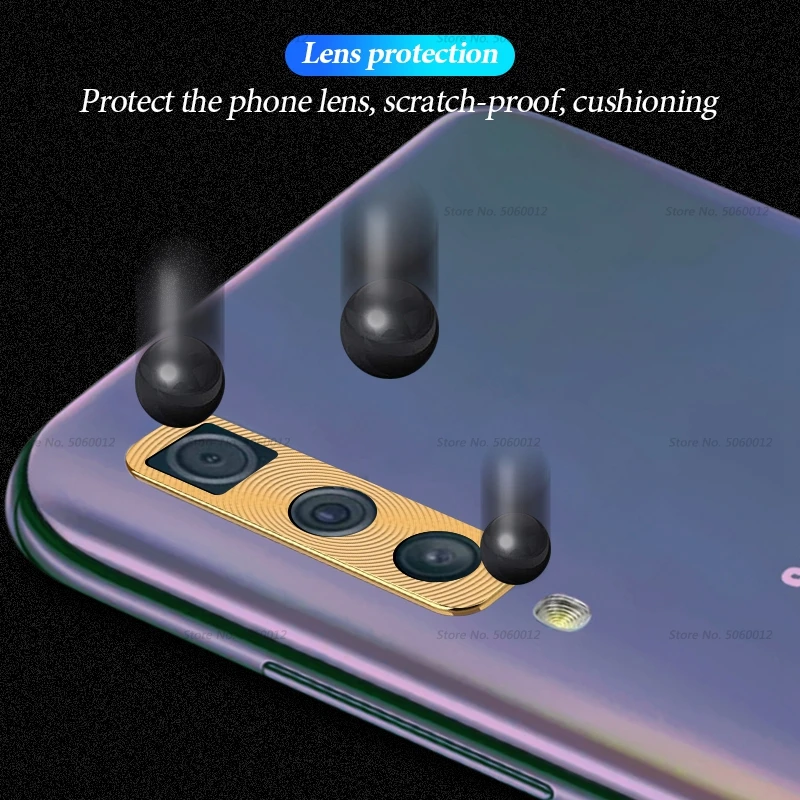 Защитное кольцо покрытие алюминия для объектива камеры samsung Galaxy A50 A30 A 50 30 Silm защитный чехол для камеры