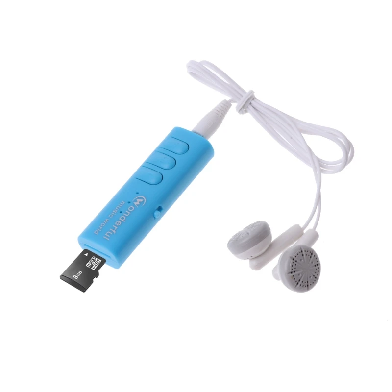 

MX-309B Mini USB Clip Design Support 32GB Micro SD TF Card Digital Music MP3 Player DXAC