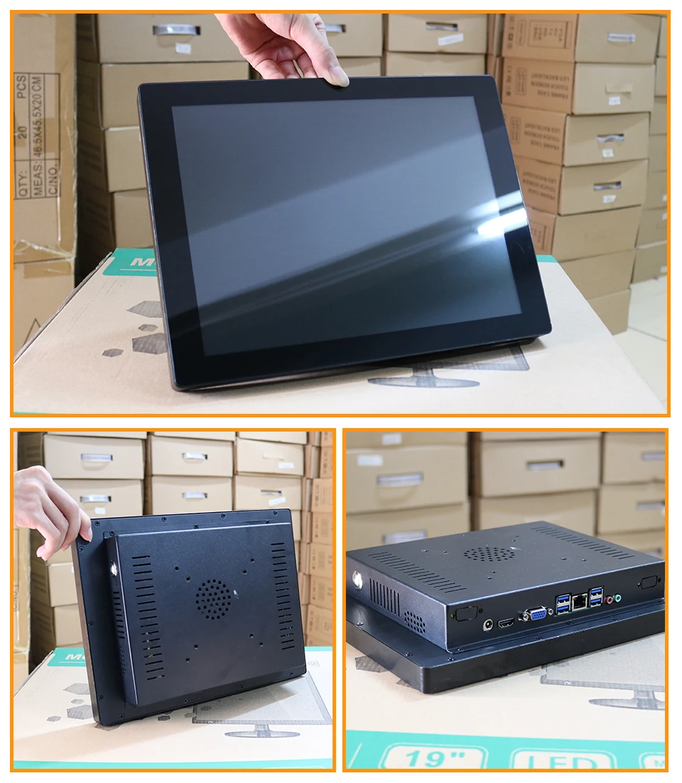 

1000nits brightness 17 inch Aluminum Alloy Housing VGA/HDM-I/DVI input Resistive/Capacitive Touch Monitor