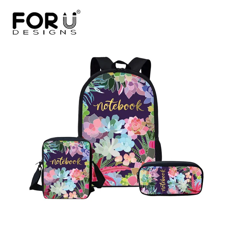 FORUDESIGNS школьные рюкзаки для подростков секретный сад девушки рюкзак для холстов набор дышащая сумка Mochila Feminina детские школьные