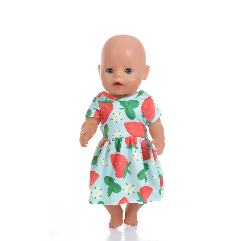 Born New Baby Doll Одежда Подходит для 18 дюймов 40-43 см красный, синий и зеленый Русалка Кукла Одежда Аксессуары для ребенка подарок на день рождения - Цвет: q-116