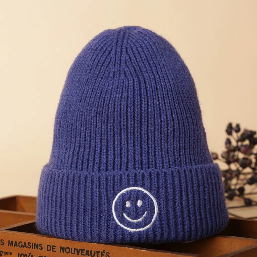 Womail Вязаная Шапка-бини для мужчин и женщин унисекс зимняя теплая Модная трикотажная шляпа для женщин и мужчин повседневная мягкая Кепка с черепом для улицы P910