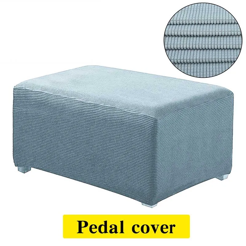 Stretch Sofa Cover Chair Footstool Foot-rest Pedales Stool Bench Cushion Covers Elastic Furniture Protector Removable Slipcover | Дом и сад
