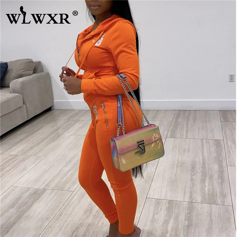 WLWXR комплект из 2 предметов женский спортивный костюм неоновые наряды