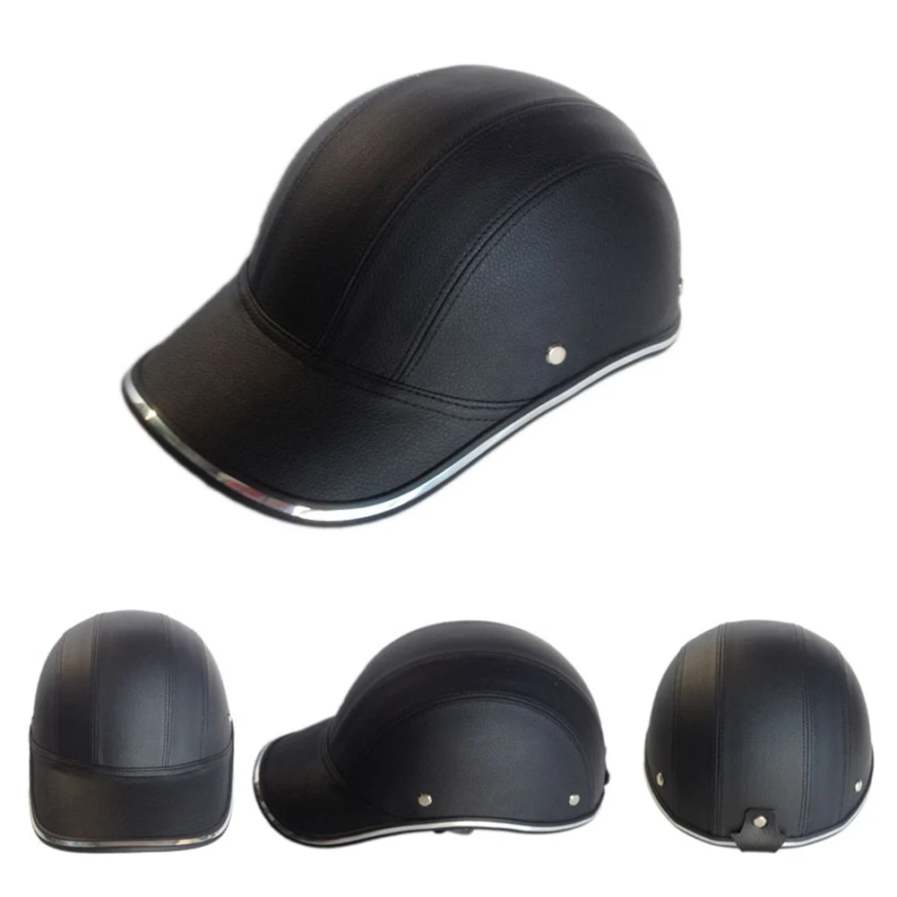 Alacritua Electric Vehicle Helmet MTB Bike Helmet Moto Style Baseball Cap Visor Anti-UV Protection Safety for Sport Cycling 