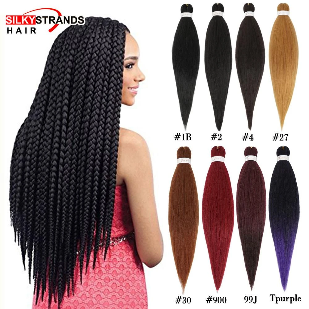 3pcs/lot Pre Stretched Crochet Hair 26 Inch 90g Synthetic Low Temperature  Fiber Ombre Braiding Hair Extensions For Box Braids - Synthetic Braiding  Hair(for Black) - AliExpress