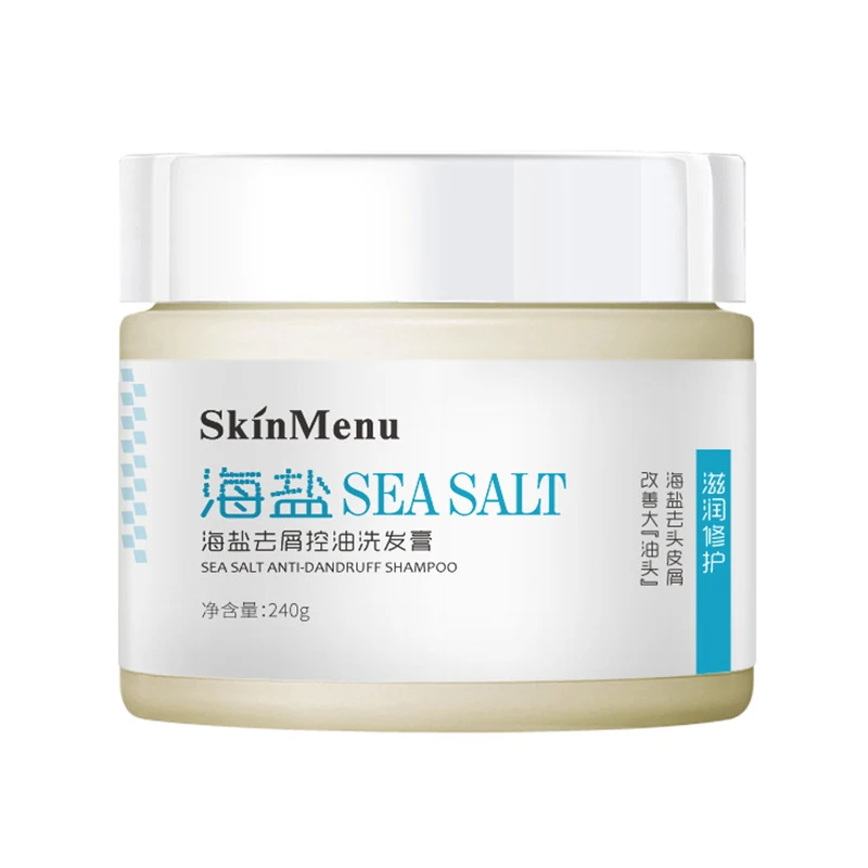Sea Salt Anti-Dandruff Shampoo Cream Relieve Itching Control Oil Hair Shampoos Hair Care @ME88 Sea Salt Anti-Dandruff Shampoo Cream Relieve Itching Control Oil Hair Shampoos Hair Care @ME88