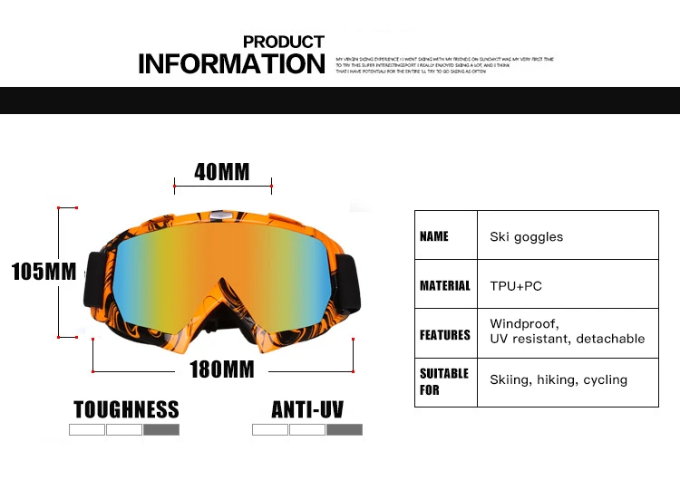 Windglasses мотоциклетные очки ветрозащитные походные альпинистские сноубордические очки лыжные очки анти-ультрафиолетовые