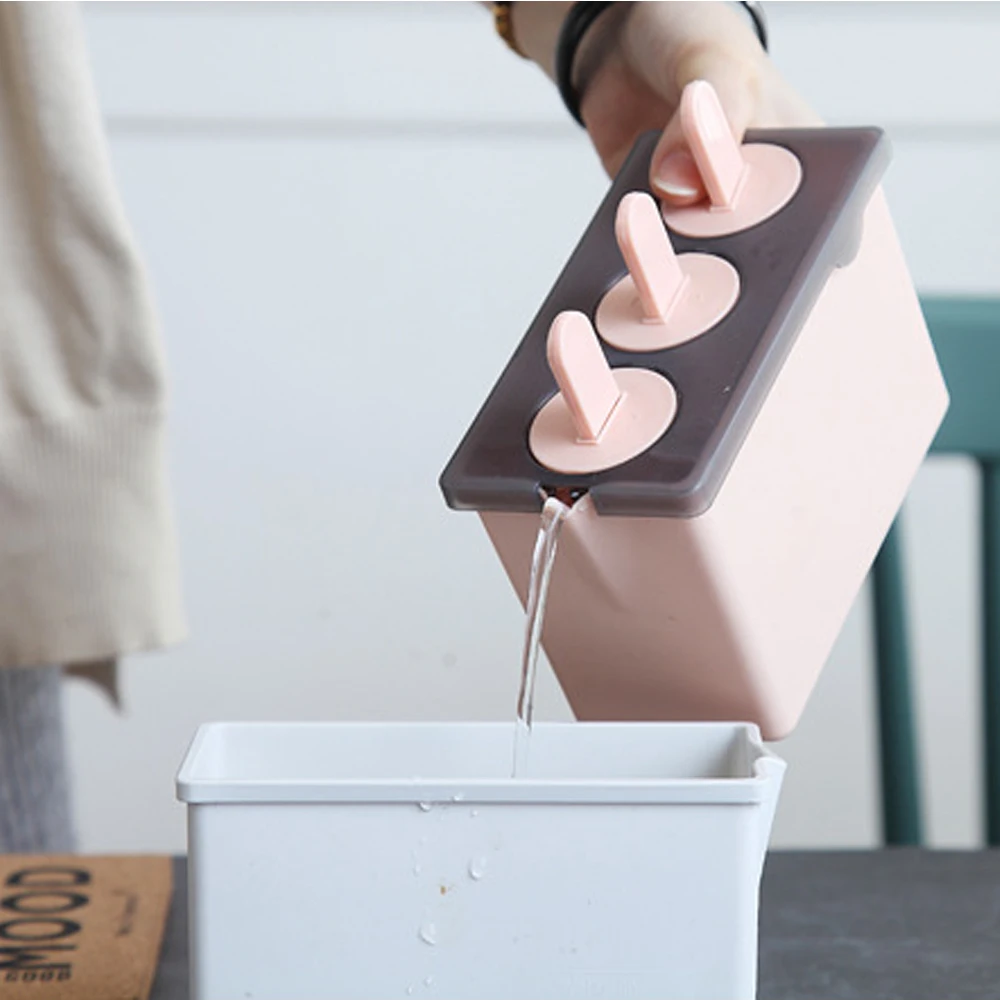 Креативная Мути-форма Мороженое Поп форма 4 цвета Popsicle Box DIY пластиковые инструменты для мороженого