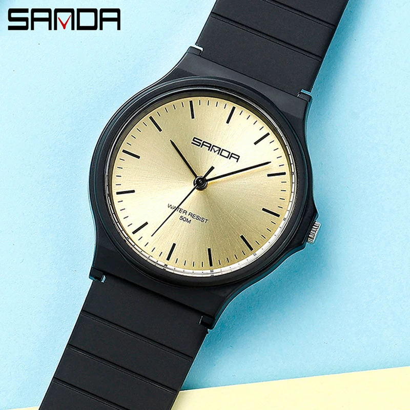 Новые модные женские часы 8 тон карамельный цвет Дамский ремешок кварцевые