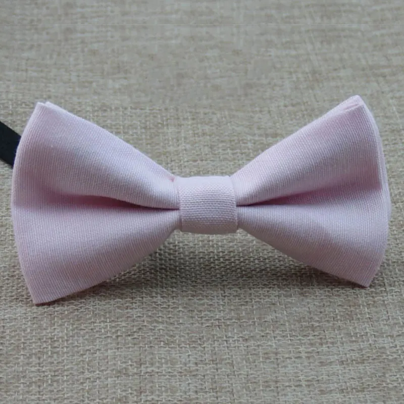 Kids Bowtie Butterfly Knot Boy Girl Accessories Luxurious Bow Ties for Children Black Cravat Formal Suit Wedding Gifts Ties - Цвет: light pink