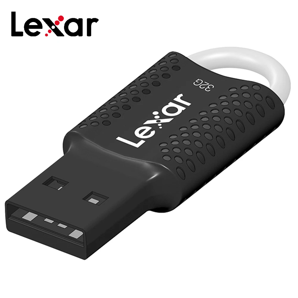 Флэш накопитель Lexar JumpDrive V40 флеш диск USB 2 0 64 ГБ 32 16 компактный U для ПК и Mac|USB