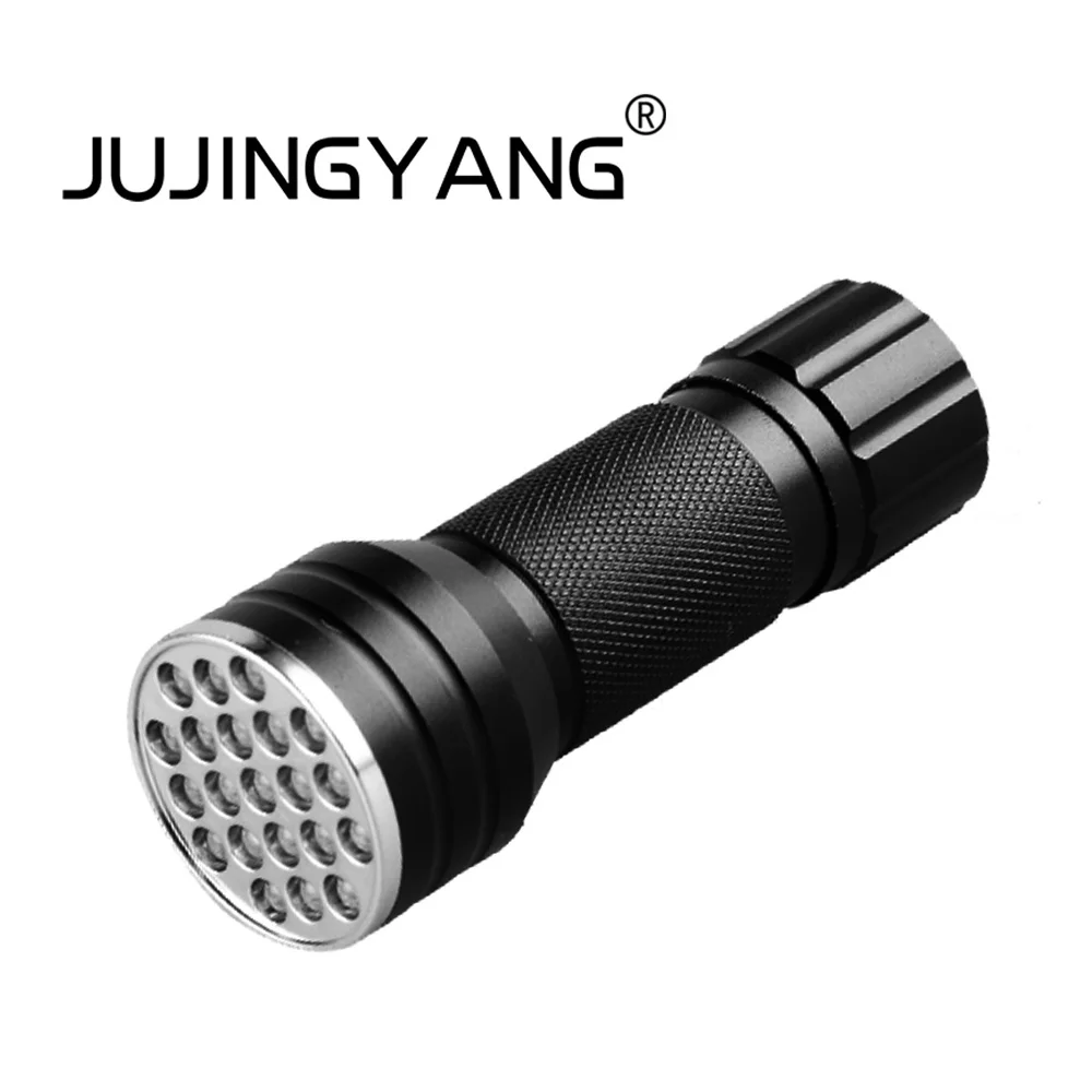 

UV flashlight AAA battery powered UV lamp banknote fluorescent agent detection pocket flashlight