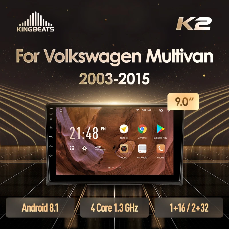 KingBeats штатное головное устройство For Volkswagen Multivan T5 2003 - 2015 GPS Android автомагнитола на