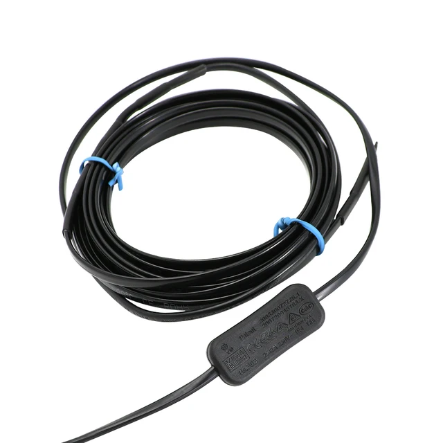 New 220 V, 230 V, 240 V Heating Tape Self Regulating Water Pipe Protection  Roof Deicing Heating Cable - AliExpress