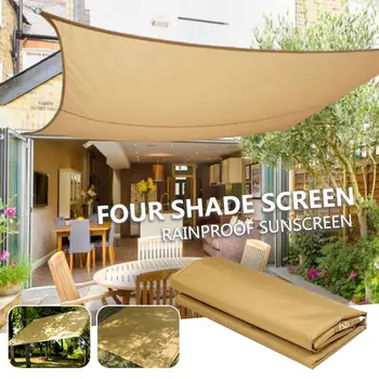 

Sunshade Square Shade Sail Shelter Shade Canopy Gazebo Durable Shade Screen Camp Practical Awning Outdoors toldos para exterior