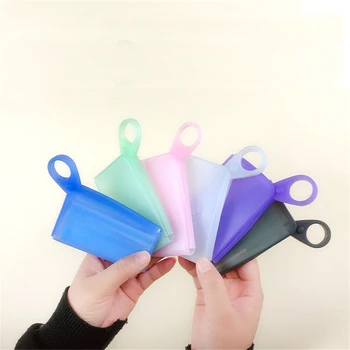 

700Pcs Portable Face Mask Storage Folder Reusable Silicone Organizer Storage Bag for Disposable Mask Organizer Case Wholesale K2