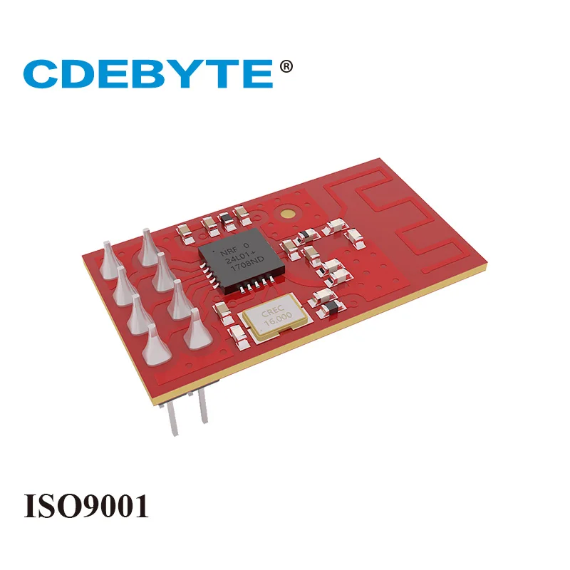 Ebyte E01-ML01D nRF24L01P 2,4 ГГц 0dBm IoT модуль nRF24L01 PA SPI SMD 2,4G радиочастотный передатчик и приемник