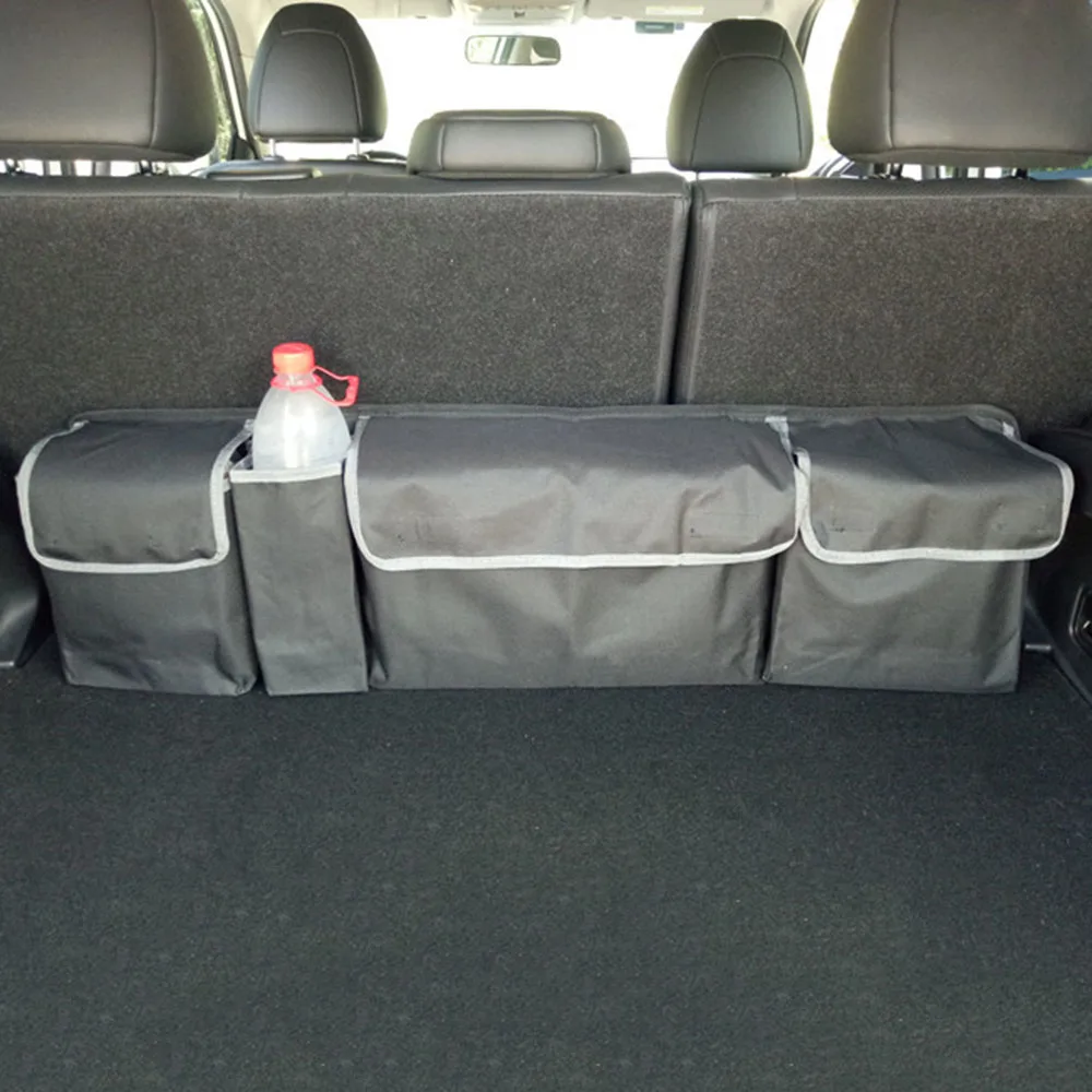 Car Trunk Organizer Backseat Storage Bag High Capacity Oxford Cloth Car Seat Back Organizers Interior Accessories
