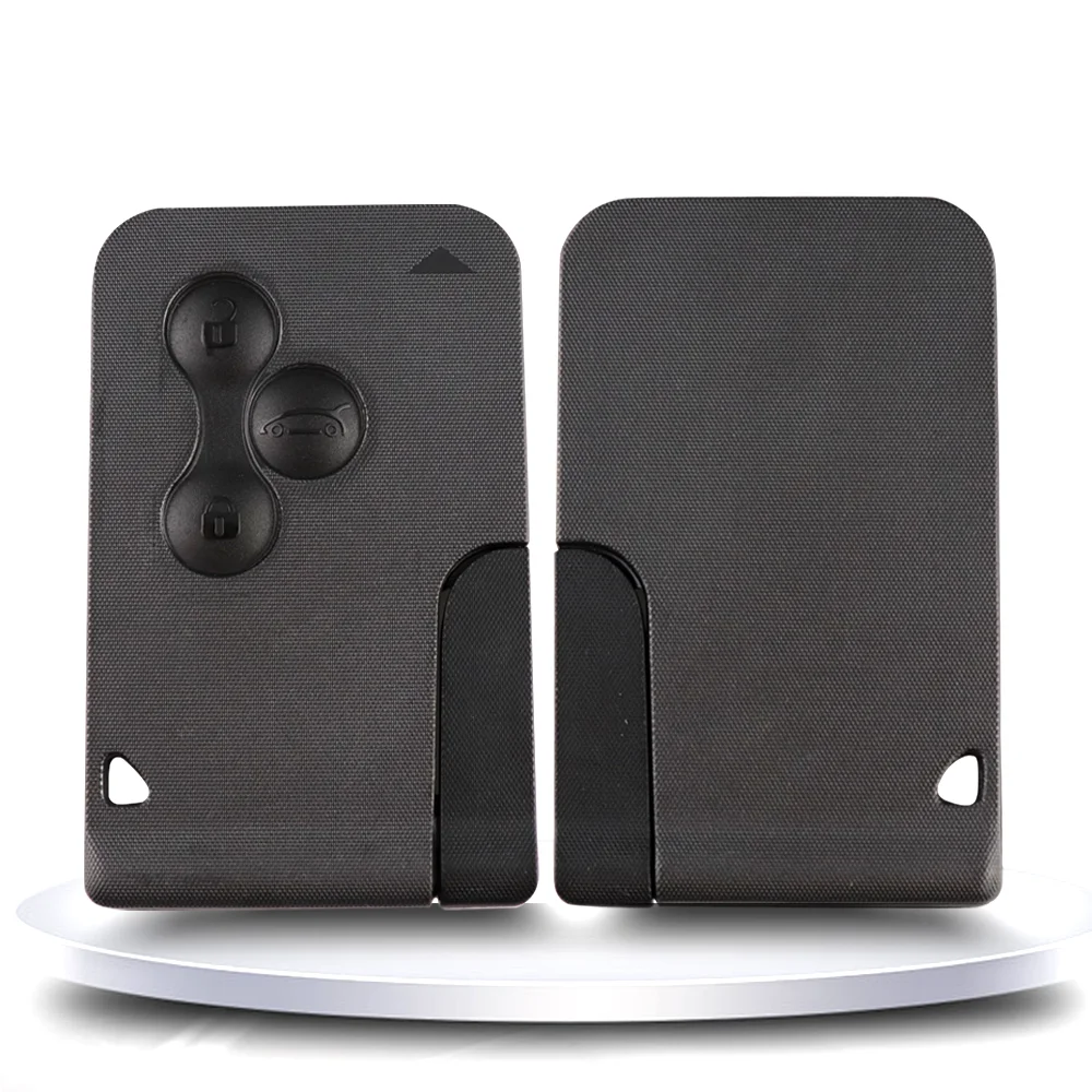 KeyforkessCar Key Fob Shell con chiave piccola 3 pulsanti Smart Card per Renault Clio Logan Megane 2 3 Koleos Scenic Card Case 10 KeyforkessCar Key Fob Shell con chiave piccola 3 pulsanti Smart Card per Renault Clio Logan Megane 2 3 Koleos Scenic Card Case - Hebdb907cc725420282a80a7bbe40f263P