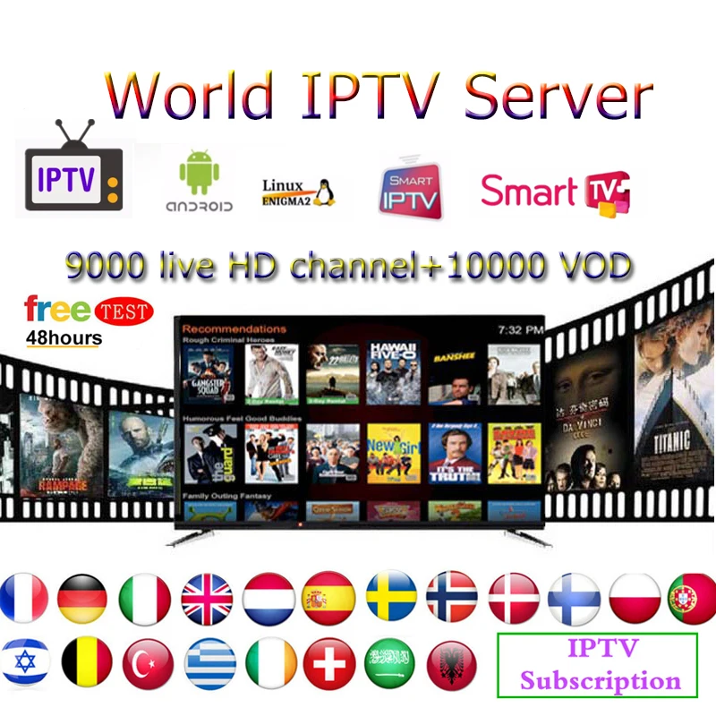 Beste IPTV Abonnement 9000 live kanaal gratis test iptv ltaly UK USA