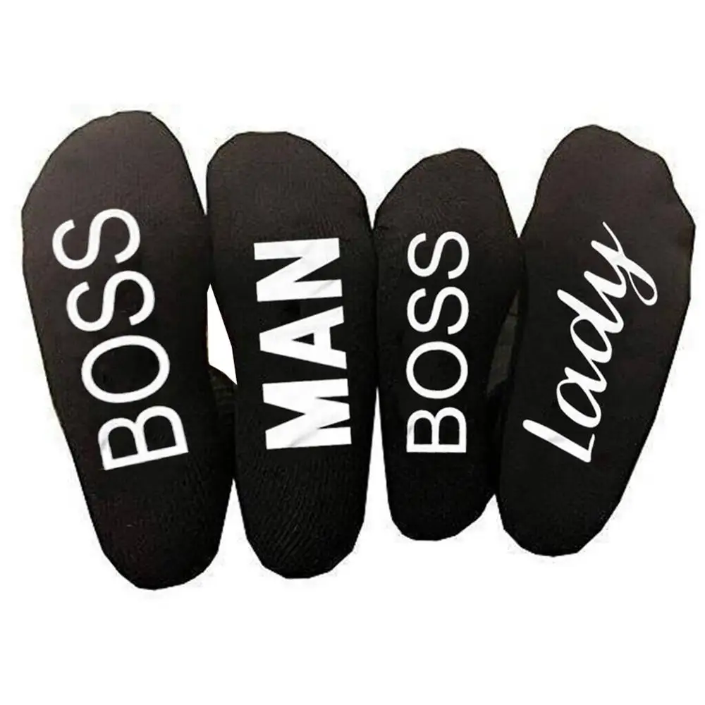 Новые женские мужские носки повседневные английские носки с надписями модные парные носки
