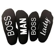 Новые женские мужские носки повседневные английские носки с надписями модные парные носки