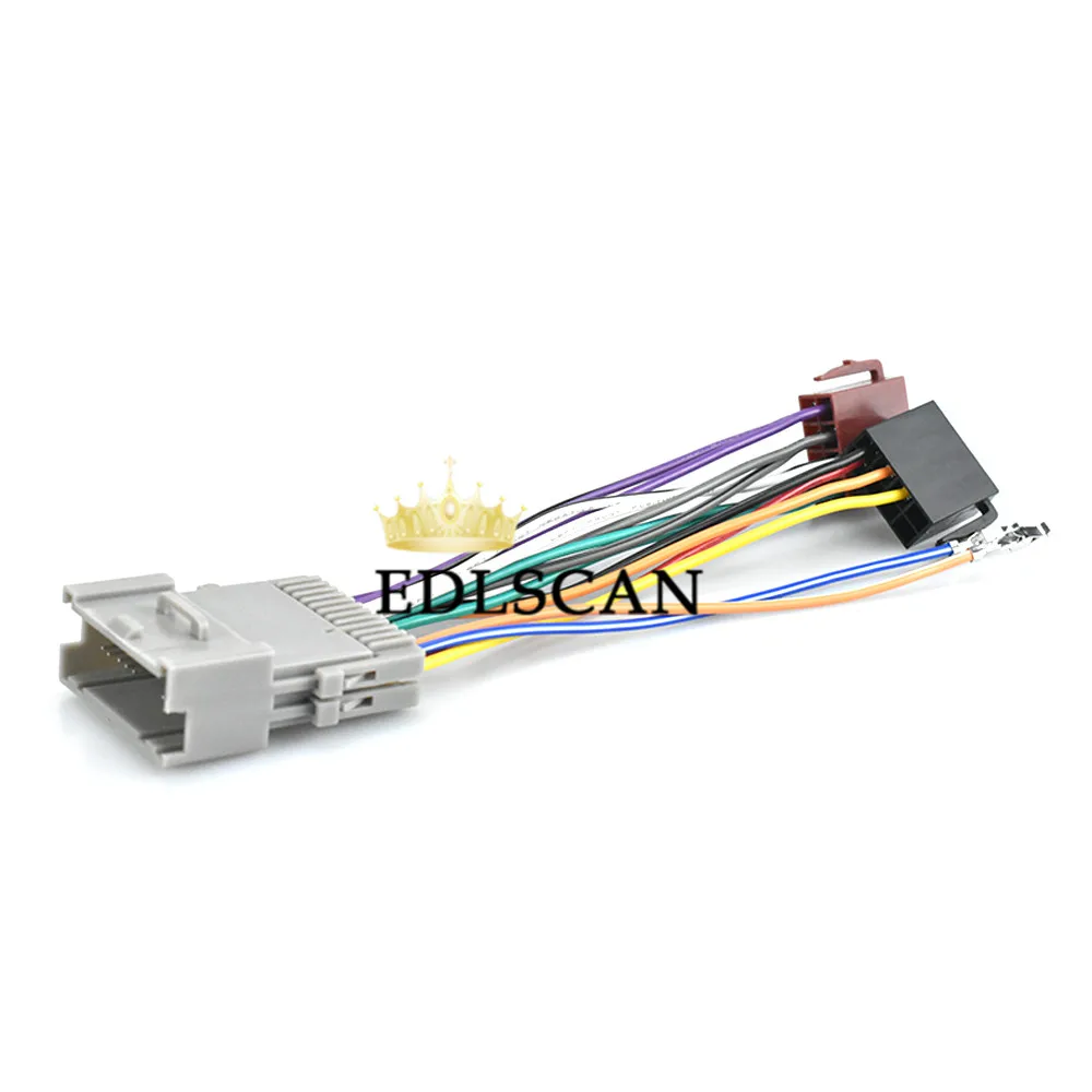 EDLSCAN ForGM 1998-2008 автостерео радио адаптер кабель ISO жгут проводов 12-042
