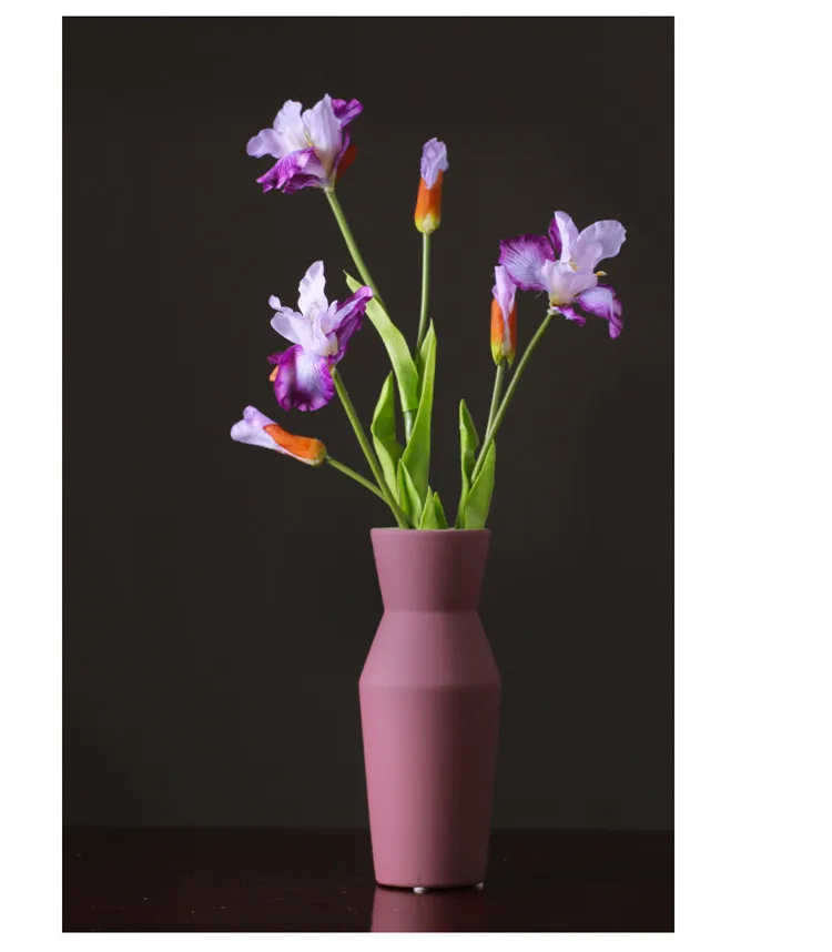 Europe Style Display Fake Flowers 3pcs Beautiful Artificial Flowers Real Feel Bauhinia Home/Holiday Decorative Flowers