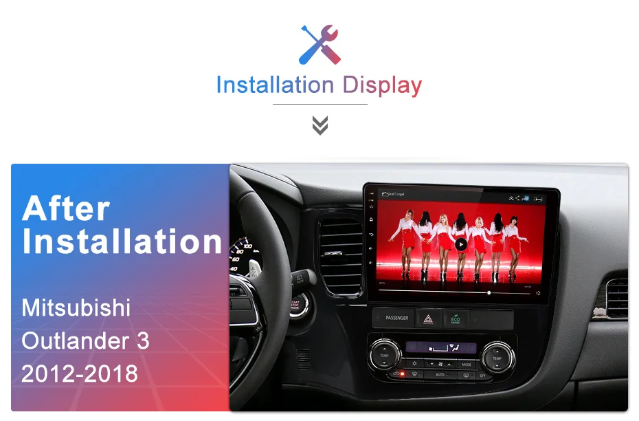 Junsun 2G+ 32G Android 8,1 для Mitsubishi Outlander 3 2012 2013- Авто 2din Автомагнитола стерео плеер gps навигация без dvd
