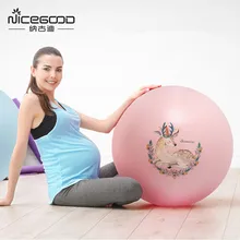 Принт йога мяч 65 см Фитнес мяч для тренировки баланса Спортзал Бодибилдинг растягивающий мяч для пилатеса для женщин тренировочный танец Йога