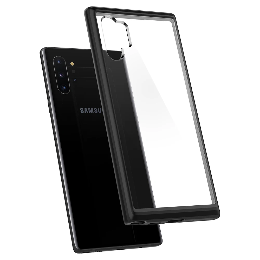 Ультра Гибридный чехол Spigen для samsung Galaxy Note 10 Plus/Note 10, прозрачная задняя панель, Мягкий бампер из ТПУ, ударопрочный чехол