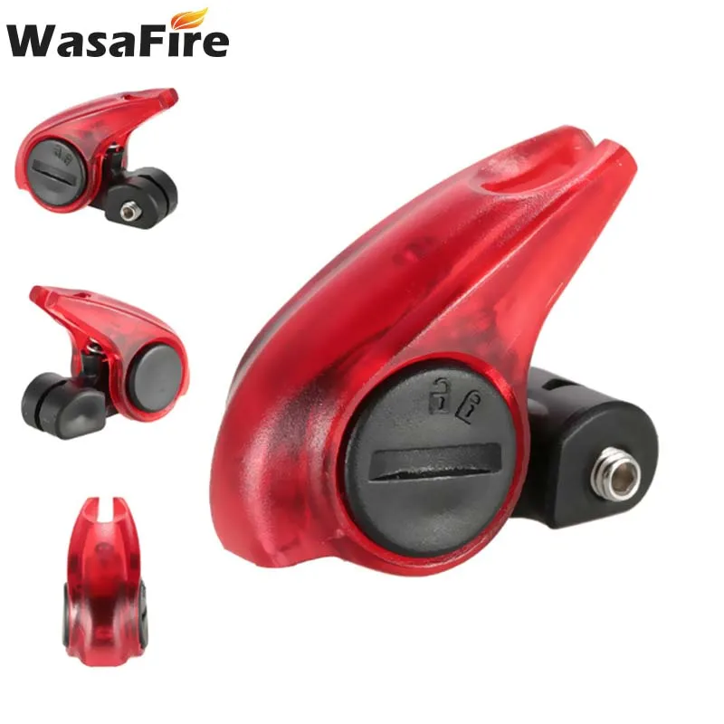 WasaFire мини-светильник для велосипеда, задний велосипедный светильник, портативный водонепроницаемый красный светодиодный велосипедный задний светильник Предупреждение лампа для безопасности