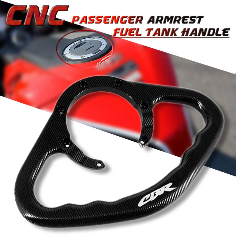 CNC Tank Grab Bar Handgrips Hand Grip Fit For Honda CBR600RR/CBR900RR/CBR1000RR CNC Tank Grab Bar Handgrips Hand Grip Fit For Honda CBR600RR/CBR900RR/CBR1000RR