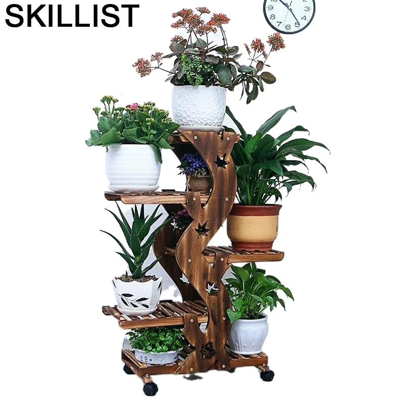 Para садовые полки Escalera Decorativa Madera для Varanda Suporte Flores стойка уличных цветов полка