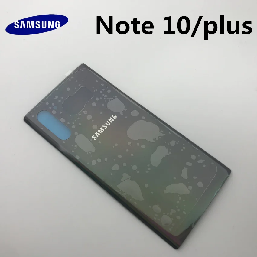 Оригинальное стекло для samsung Galaxy Note 10 N970 Note 10 plus N975 задняя крышка батарейного отсека задняя крышка Корпус Замена чехол
