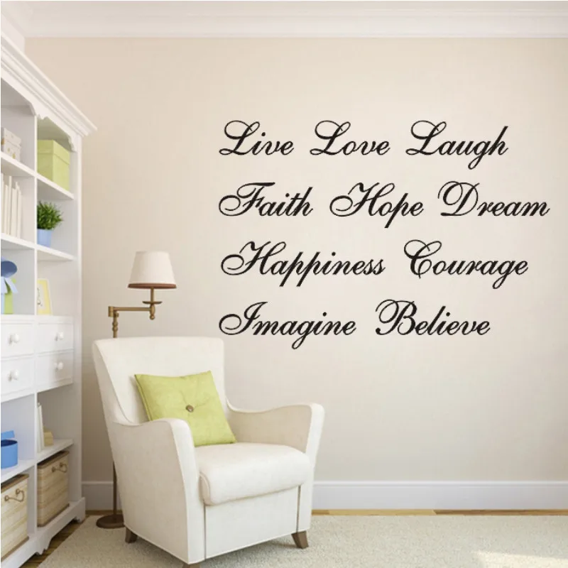 Art Letter New Fashion Simple Wall Stickers Home Decor Stairs Bedroom Living Room Personality DIY | Дом и сад