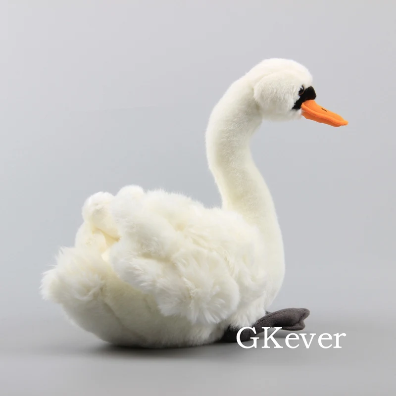 25 см Моделирование животных Белый лебедь плюшевые игрушки кукла Peluche мягкие животные игрушки Подушка мягкие спальные игрушки для женщин детские подарки
