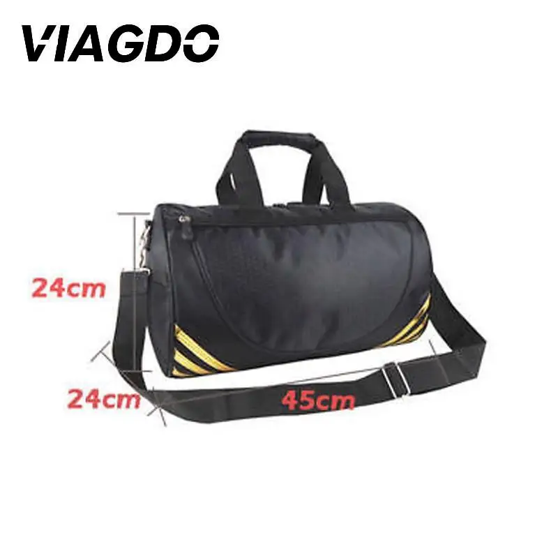 Gym Bag Outdoor Waterproof Nylon Sports Bags Men Women Training Fitness Travel Handbag Yoga Mat Shoulder Bag Yoga Travel Luggage