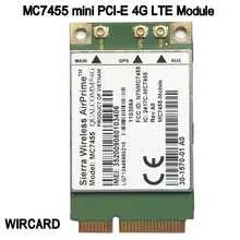 MC7455 LTE 4G بطاقة صغيرة PCI E FDD LTE TDD LTE 4G وحدة Cat6 لأجهزة الكمبيوتر المحمول