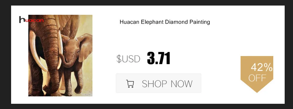 Huacan вышивка животных панда 5D алмазная картина полная квадратная Алмазная мозаика картина горный хрусталь домашний Декор подарок Прямая поставка
