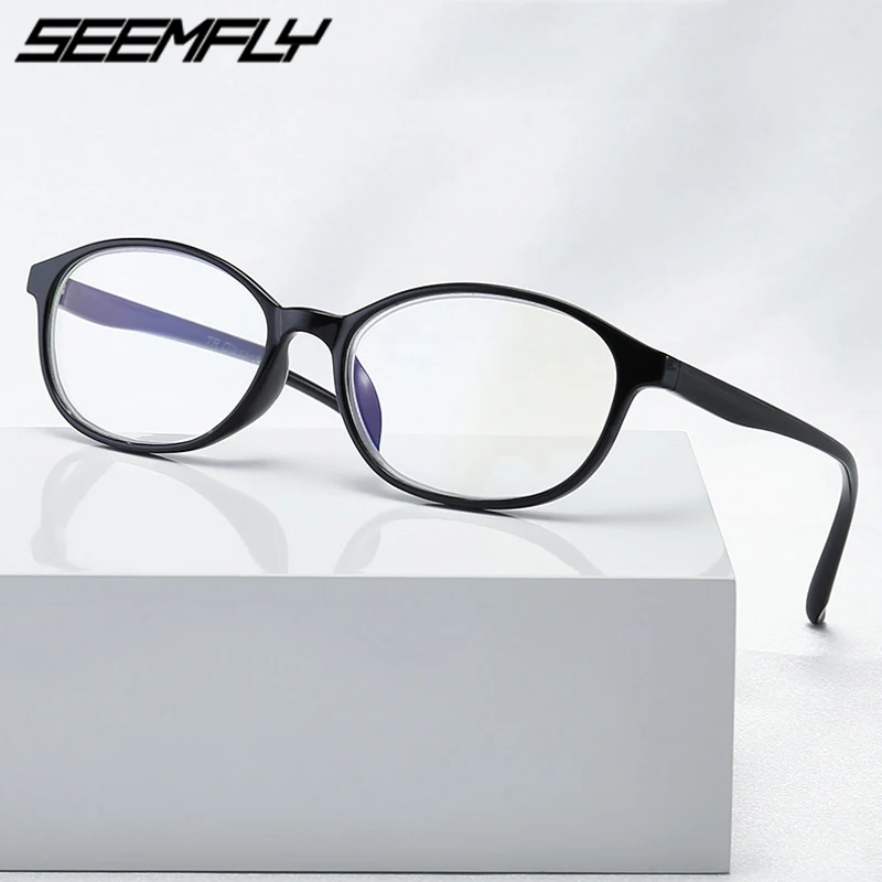 Seemfly TR90 анти синий свет очки для чтения женщин и мужчин анти-излучения пресбиопические очки+ 1,0+ 1,5+ 2,0+ 2,5+ 3,0+ 3,5+ 4,0
