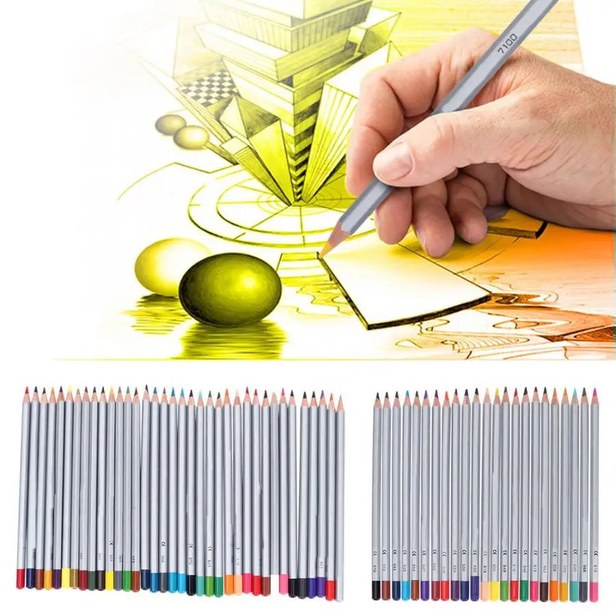 Цветной деревянный карандаш Набор цветных карандашей для рисования товары