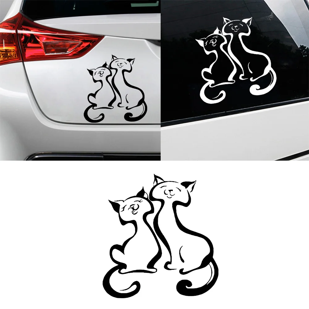 Креативный автомобильный стикер Кот забавные животные экстерьер для Jeep большой