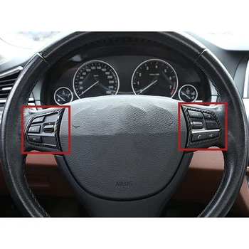 

Car Accessories Interior Decorative ABS Steering Wheel Button Cover for-BMW 5 7 Series F10 520 525 2011-2017
