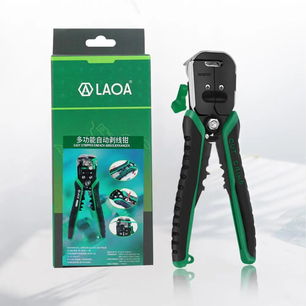 US $26.07 Laoa Automatic Wire Stripper Tools Professional Electrical Cable Stripping Tools For Electrician Crimpping Made In Taiwan
