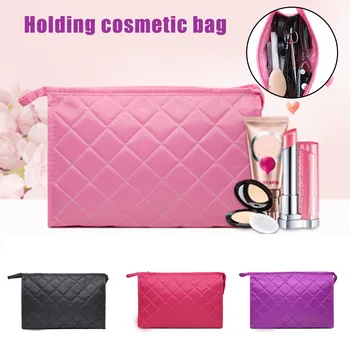 

Women Multifunction Travel Portable Cosmetic Bag Rhomboids Makeup Toiletry Organizer Storage Pouch Best Sale-WT